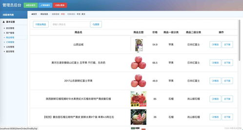 java項(xiàng)目 基于ssm的水果商城系統(tǒng)